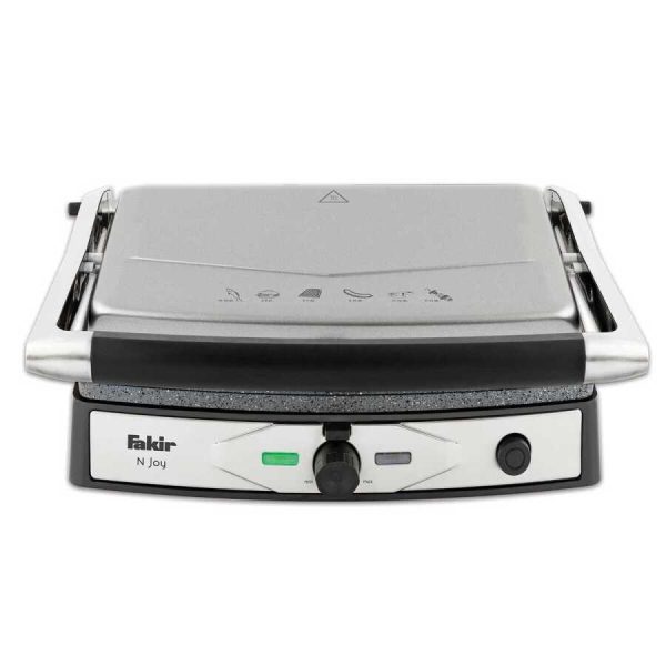 N Joy Grill & Sandwich Maker (Silver Stone)